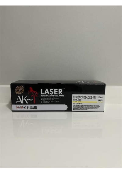 Ak Hp Cf542a /crg-054/crg-045 Sarı Uyumlu Toner 1,200 Sayfa