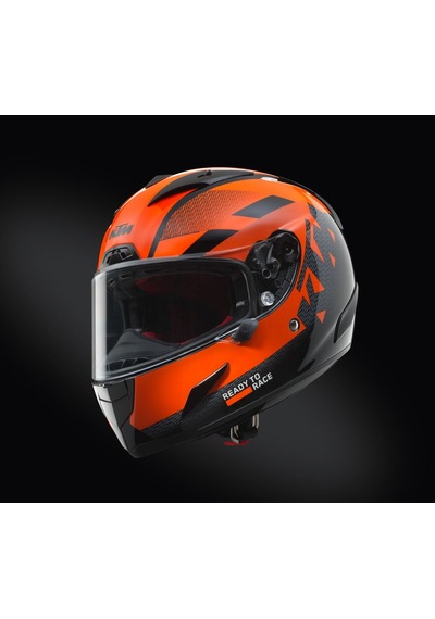 Ktm Race-R Pro Helmet Kapalı Kask Kırmızı Siyah