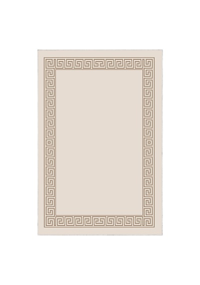Dekoreko Kaymaz Taban Djt Mutfak Halısı Yıldız Deri Modern Kt493 krem