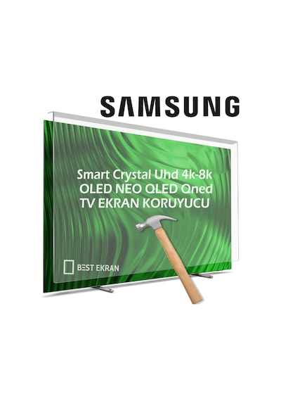 Samsung Uyumlu Crystal 60ku7000 Tv Ekran Koruyucu