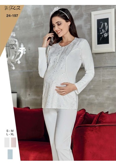 Flz 24-197 Lohusa Pijama Takım