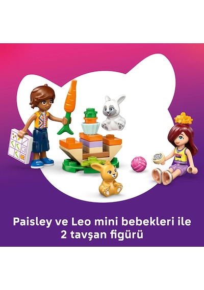 LEGO® Friends Heartlake Şehri Tavşan Oteli 42679 -5 Yaş ve Üzeri Çocuklar için Figür İçeren Yaratıcı Oyuncak Yapım Seti (161Parça)