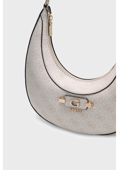 Guess Lindsey Logolu Çıkarılabilir Askılı Çanta Hwsg9749010 Bayan Çanta Hwsg97 49010 Bnn Krem