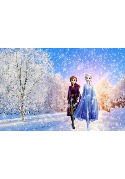 Elsa Karlar Ülkesi Frozen Çocuk Odası Duvar Kağıdı (397456279)