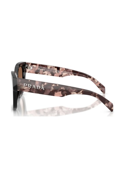 Prada Güneş Gözlüğü Pr C04s 52 28f90p Kahverengi - Leopar