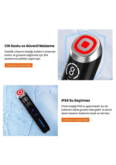 Air Pro Premium Yüz Germe & Sıkılaştırma Ems Rf 4 Led Yüz Bakım Cihazı Gıdı Toparlayıcı Anti Aging Cilt Gençleştirme Lifting Cihazı