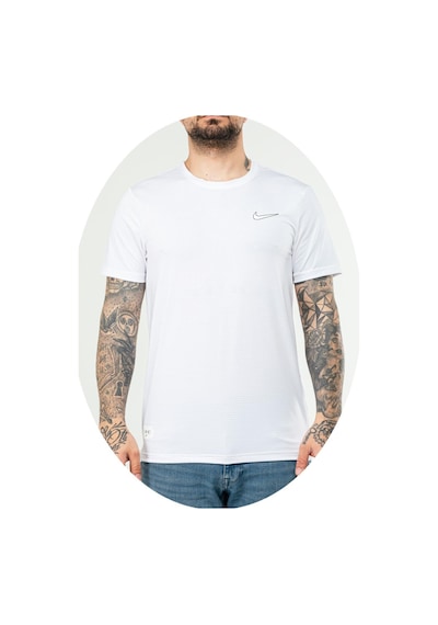 Nike Ef-4537 Erkek Polyester Mesh T-shirt Beyaz