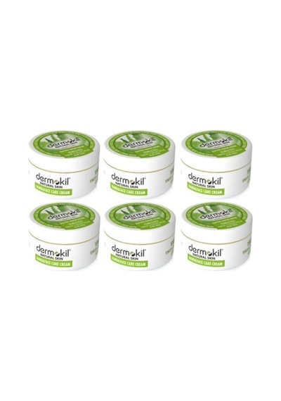 Dermokil Natural Aloe Vera El ve Yüz Bakım Kremi 6 x 300 ML
