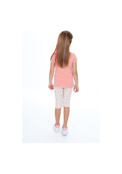 Toontoy Kids Toontoy Kız Çocuk Nakışlı Kaprili Takım Koyu Pudra