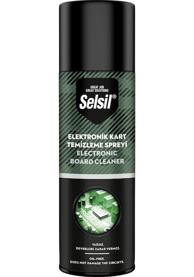Selsil Elektronik Kart Temizleme Spreyi 500ml Yağsız - Devrelere