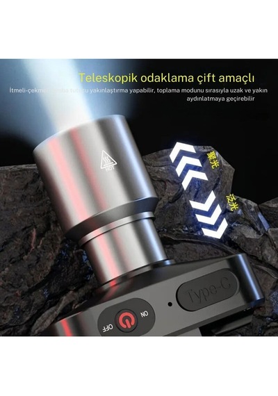 Adveha Gk801 50w Kafa Lambası Antrasit