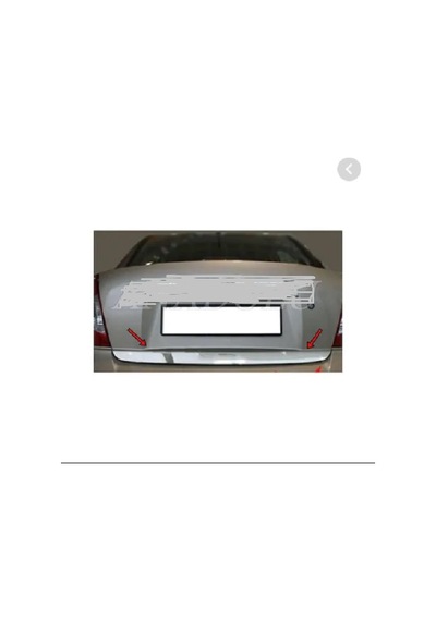 S-Dizayn Hyundai Accent Era Krom Bagaj Alt Çıta 2005-2011 N11.2183