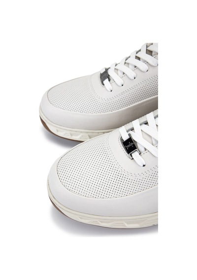 Tamer Tanca Erkek Hakiki Deri Beyaz Sneakers & Spor Ayakkabı 298 3491-2591 Erk Ayk Y26 Krk Beyaz Hvn Bsk