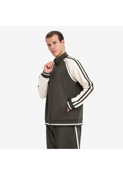 Lescon Erkek Fermuarlı Kapüşonlu Sweatshirt 26n-1155 Haki