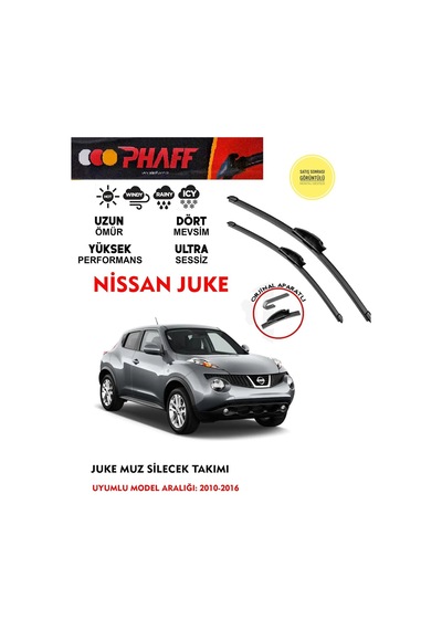 Nissan Juke Silecek Takımı 2011 Model Araca Özel Aparat
