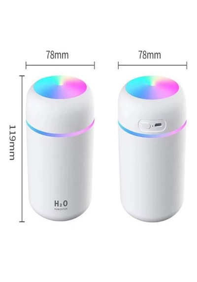 Humidifier 300 Ml Ulrasonik Hava Nemlendirici Buhar Makinesi Ve Aroma Difüzörü