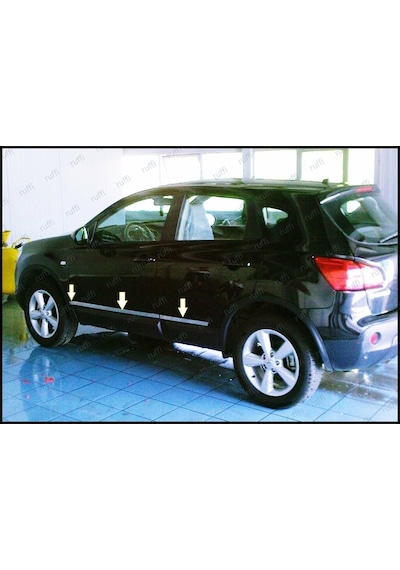 Ebal Otomotiv Nissan Qashqai Krom Yan Kapı Çıtası 6 prç. 2007-2014 P. Çelik