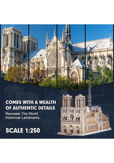 Cubic Fun  Notre Dame De Paris 3d Puzzle