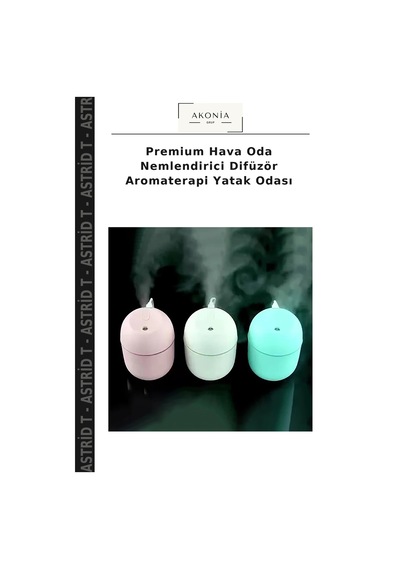Premium Hava Oda Nemlendirici Difüzör Aromaterapi Yatak Odası