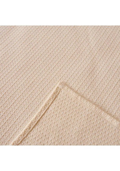Soft Sable Çift Kişilik Pike - Bej - 200x220 Cm Renkli