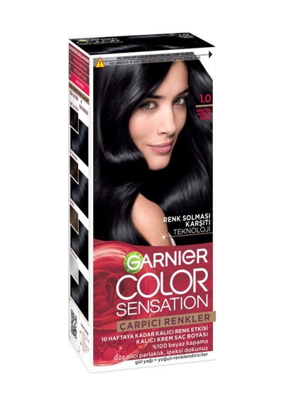 Garnier Çarpıcı Renkler 1.0 Ekstra Yoğun Siyah - 6 Adet Tarı