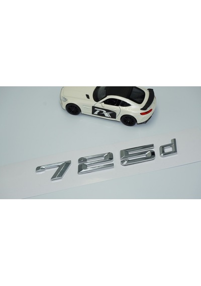 Dk Tuning 725d Bagaj Krom Metal 3m 3d Yazı Logo Bmw İle Uyumlu