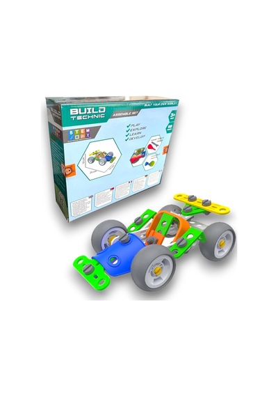 58 Parça Tak-sök Go-kart Arabası Block Yapı Seti