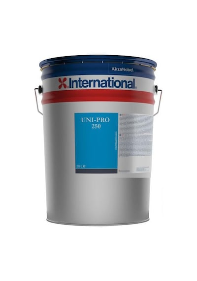 International Uni-Pro 250 20L Siyah Zehirli Boya Tekne Yat Antifo