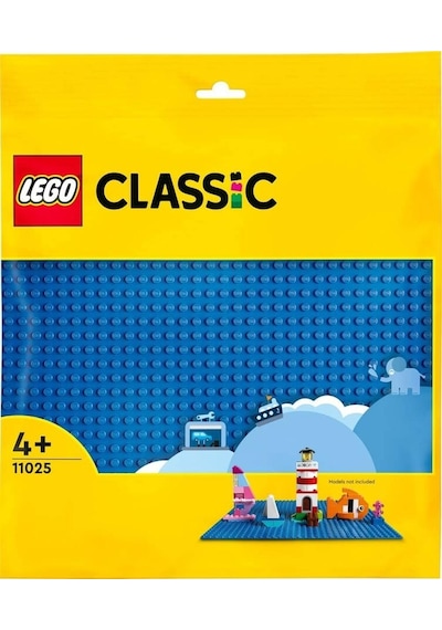 LEGO® Classic Mavi Plaka 11025 - 4 Yaş ve Üzeri LEGO Severler için Açık Uçlu Yaratıcı Yapım Seti (1 Parça)