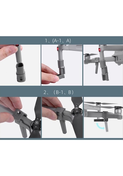 Dji Mavic Air 2 Katlanır Yükseltilmiş Ayak Koruyucu Iniş Takımı