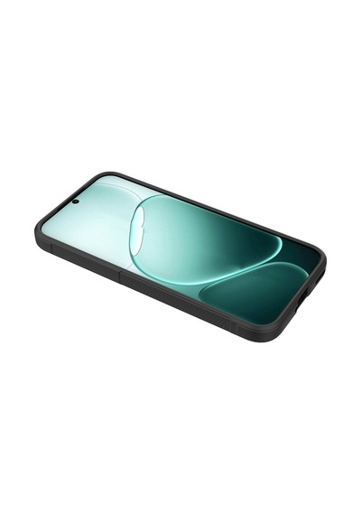 Maks Technology Oppo A6 Pro Uyumlu Kılıf Esnek Tpu Oyuklu Arka Yüzey Tasarımlı Mkst Etnik Silikon Kapak - Siyah