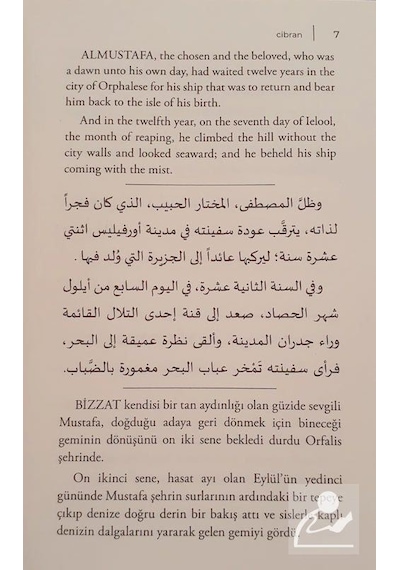 Ermiş: İngilizce-Arapça-Türkçe Roman - Halil Cibran - Muarrib