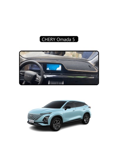 Chery Omada 5 Torpido Koruma Halısı Siyah Kenar