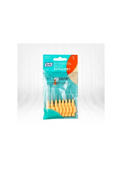 Tepe Ekstra Soft 8'li Arayüz Fırçası Turuncu 0.45 MM