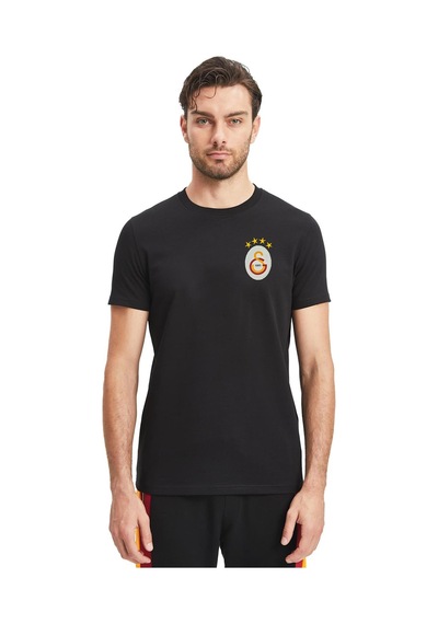 Galatasaray Lisanslı Siyah Basic T-shirt Xzy SIYAH Siyah