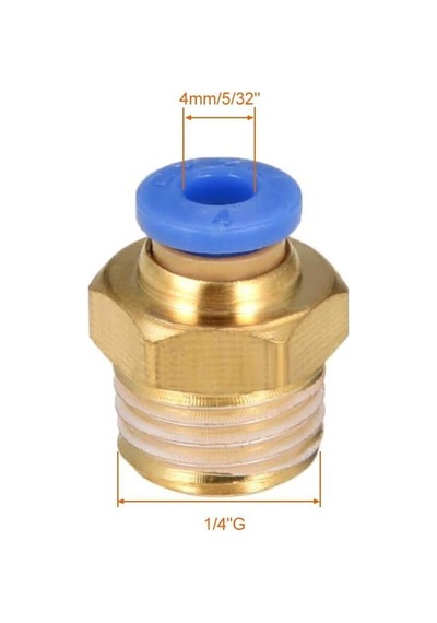 Koodmax 3 Adet 3d Yazıcı Printer Pc4-01 Pnömatik Konnektör