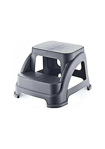 İki Basamaklı Kaymaz Tabure - 120 Kg Taşıma Kapasiteli