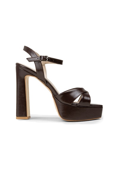 Deery Kadın Kahverengi Platform Abiye Ayakkabı - Sm210zkhvm02