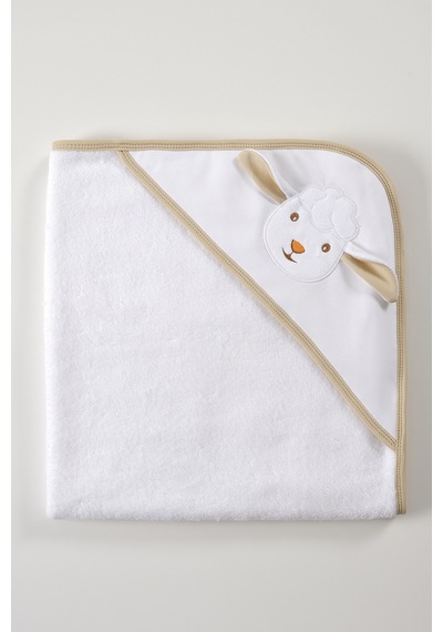Bebek Banyo Seti - Lamb Cozy Care Banyo Seti Kare Kundak - Kese - Fırça ve Tarak Seti