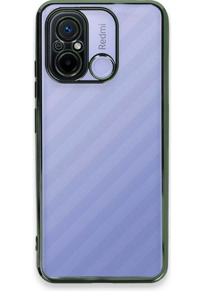 Gld-spt- Newface Xiaomi Redmi 12c Kılıf Razer Lensli Silikon - Yeşil