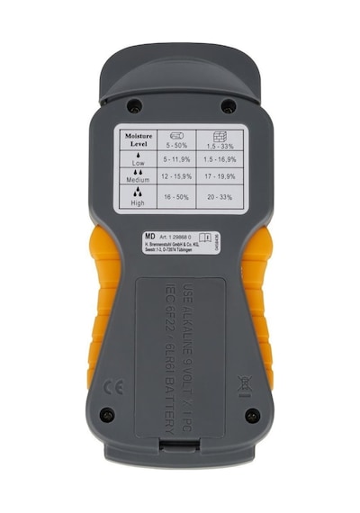 Brennenstuhl Tüm Zeminlerde Etkili LCD Ekranlı Nem Ölçme Dedektör Cihazı - 1298680