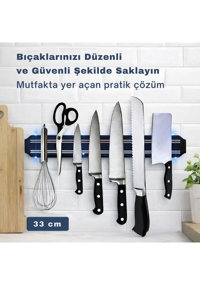 Bakgelal Mıknatıslı Bıc Ak Tutucu 33 Cm Çok Renkli