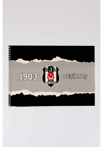 X Dekomus Lisanslı Beşiktaş 17x24 Cm 15 Yaprak Resim Defteri Tek Adet