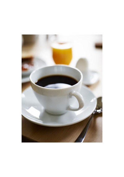 Ikea Vardera Porselen Fincan Ve Tabak 7 Cm 200 Ml Beyaz 2 Parça