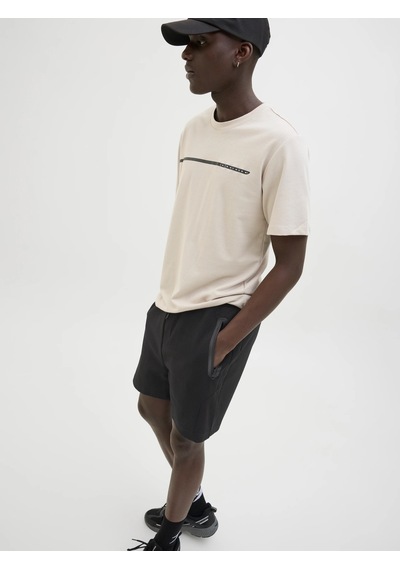 Jack & Jones Jack&jones Jpstgordon Fusion Sweat Erkek Şort 12273304 Siyah