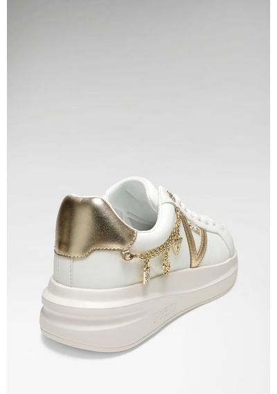 Guess Ebetts Kadın Deri Sneaker Ayakkabı Fltbttlea12 Beyaz