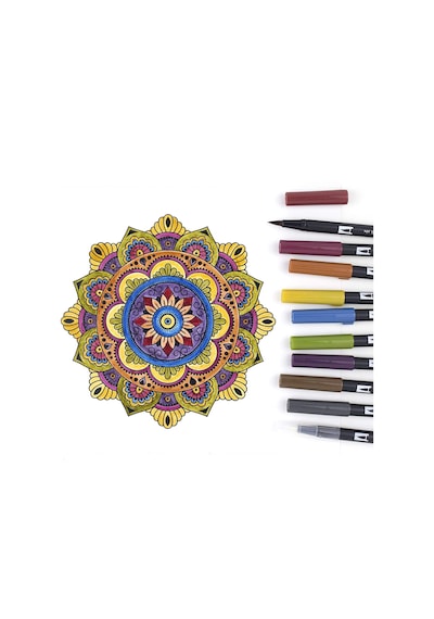 Tombow 20'Li Mükkemmel Karışım Renkler Ab-T Dual Brush Pen G.Kale