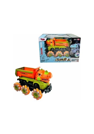 Yj-078-4 Kumandalı Sesli Ve Işıklı Dinazor -vardem Çok Renkli