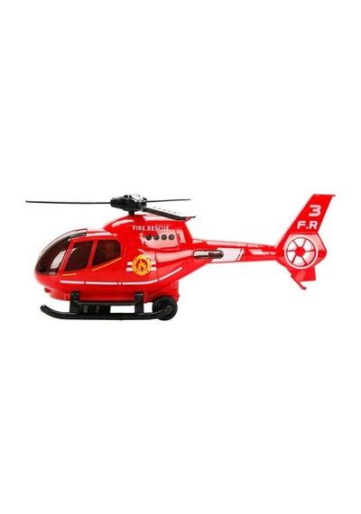Mey İthalat Sesli Ve Işıklı Projeksiyonlu İtfaiye Helikopteri 30 Cm
