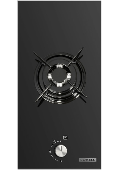 Luxell C3-10WF Wok Gözlü Cam Domino Ankastre Ocak Siyah